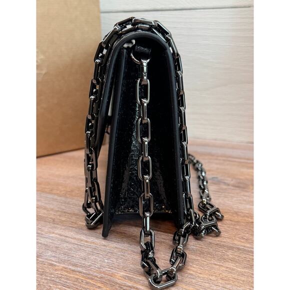 Christian Louboutin Loubi 54 Crinkled Patent Leather Bag NWT - Picture 3 of 6